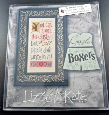 Lizzie Kate Giggle Boxers "You Can Touch the Dust" Kit Punto de Cruz Contado Foto 1 de 3