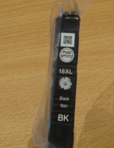 Original Epson 18XL Schwarz Patrone ORIGINAL T1811 XL DAISY Fresh Sealed Tinte 2025 - Bild 1 von 4