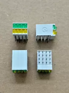 10 Stück DBI04321 - Signal Construct gmbH - LED 4x Grün - 4x Gelb - Bild 1 von 2