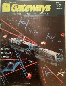 Revista Gateways Role Playing Vol 2 #6 Noviembre 1987 COMO NUEVA Star Wars Traveller - Imagen 1 de 3