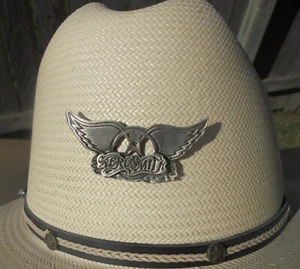 1990’s Aerosmith Rock Band Pewter Lapel Hat Jacket PIN - Picture 1 of 1