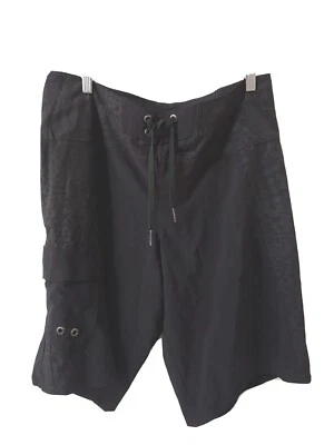 Pantalones Cortos Jake Levine Tony Hawk Para Hombre 32 Negro Tablero Bolsillo Pullup Corbata Frontal Foto 1 de 4