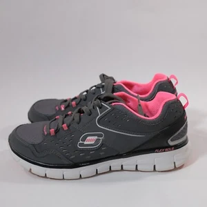 Skechers Womens Synergy Front Row 12013 Gray Running Shoes Sneakers Size 8 - Picture 1 of 13