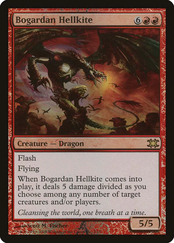 Bogardan Hellkite FOIL From the Vault: Dragons HEAVILY PLD Rare CARD ABUGames - Image 1 of 1