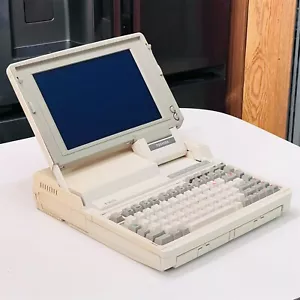 Vintage Toshiba T1600 Laptop System Unit PA8010U Dual Battery Portable Computer - Picture 1 of 24