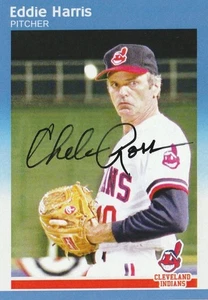"MAJOR LEAGUE" STAR CHELCIE ROSS SIGNED CUSTOM CARD RARE EDDIE HARRIS - Picture 1 of 2