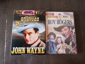 2 Western Compilation DVDs Roy Rogers & John Wayne insgesamt 6 Discs - Bild 1 von 14