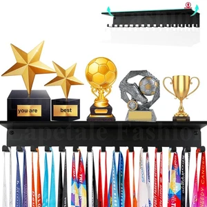 Non-Slip Trophy Shelf,Trophy and Medal Display Shelf, Medal Hanger Display Fo... - Picture 1 of 9