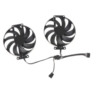 2PCS 87mm Graphics Card Cooling VGA Fan PLA09215B12H 6Pin 12V 0.5A Cooler Fan - Afbeelding 1 van 8