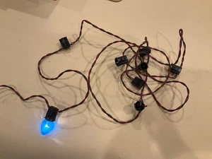 Vintage Antique Christmas Tree Lights Tested / Working Big Bulb - Picture 1 of 5