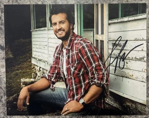 FOTO 8X10 FIRMADA AUTOGRAFIADA POR LUKE BRYAN Country Singer Star Auto Original - Imagen 1 de 4