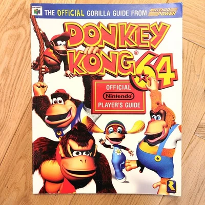 Donkey Kong 64 Official Nintendo Players Strategy Guide + Map N64 Nintendo Power - Image 1 of 4