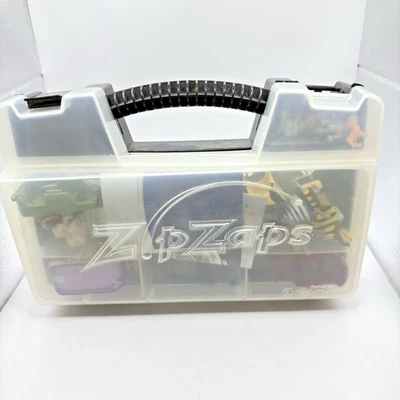 ZipZaps Micro RC Lot Bods Chassis 2 Remotes W Wild Thornberrys Case W Parts - Image 1 of 4