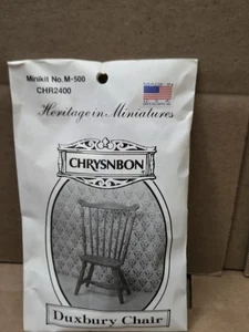 NOS Vintage Chrysnbon Heritage in Miniatur Duxbury Stuhl M-500 - BRANDNEU! - Bild 1 von 2