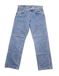 Levis 501 Medium Wash Blue Jeans 30X29 - Picture 1 of 6