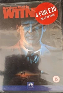 Witness (DVD, 2000) Harrison Ford, Kelly McGillis,Lukas Haas,Danny Glover BNIW - Picture 1 of 2