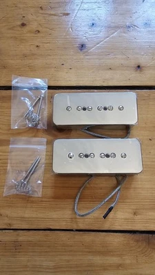 Custom Neil Young Old Black Pickups P90 chrome Standard Size P90 SALE - Image 1 of 3