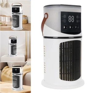 Air Cooler Humidifier Portable USB Desktop Water Cooled Fan Dorm Office Outdoor - Picture 1 of 12