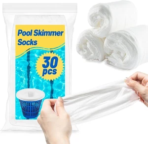 Calcetines Skimmer Piscina Filtro - 30 PIEZAS Calcetines Piscina Skimmer Filtro Calcetines Piscina Skimmer Ba - Imagen 1 de 3