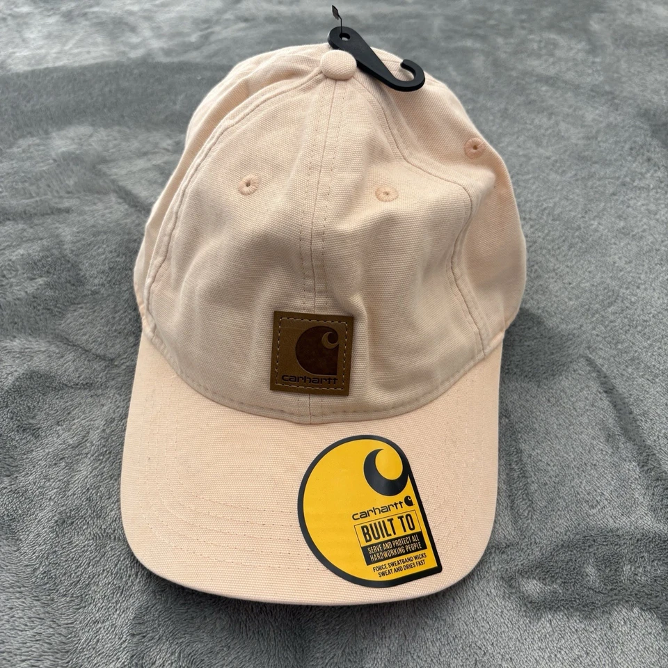Carhartt Force Adjustable Canvas Cap Hat Tropical Peach AH0289