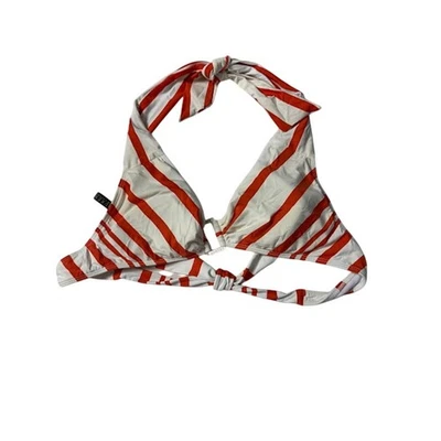 Lauren Ralph Lauren Bikini Top Women's Size Med Large Chest Friendly Y2K Stripes - Image 1 of 4