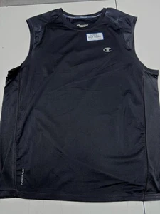 NEW Champion Powerflex Men's Size Activewear Tank Top XL Black Muscle Shirt - Picture 1 of 5