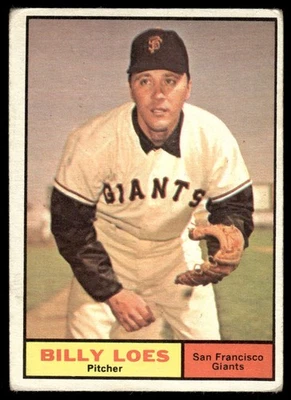 1961 Topps Billy Loes San Francisco Giants #237 Foto 1 de 2