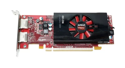 AMD FirePro W2100 2GB DDR3 Graphics Card - 2x DISPLAY PORTS - Image 1 of 2