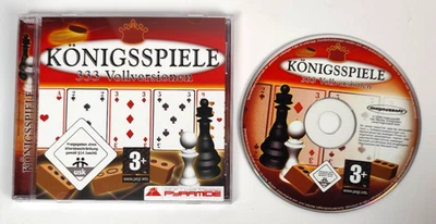 Königsspiele 333 Vollversionen, PC-Spiel, Schach, Solitaire, Domino, Mahjongg.. - Bild 1 von 2