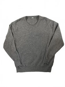 Gobi Maglione Uomo 100% Cashmere Mongolo Grigio Girocollo - Foto 1 di 6