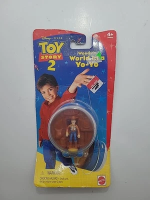 Disney Pixar Toy Story 2 Woody's World in a YoYo, Mattel 1999 De colección Sellado Foto 1 de 4