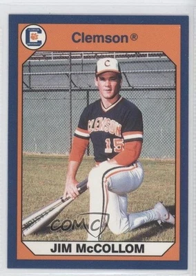 1990 Collegiate Collection Clemson Tigers James McCollom Jim McCollom #103 - Image 1 of 2