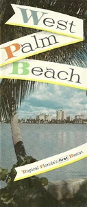 Vintage Brochure West Palm Beach Florida - Imagen 1 de 1