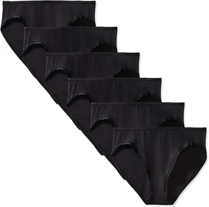 Women'S Cotton Bikini Brief Underwear (Available in plus Size), Multipacks - Picture 1 of 11