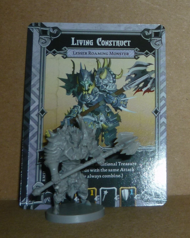 Massive Darkness LIVING CONSTRUCT Kickstarter Exclusive Mini & Cards - Image 1 of 1