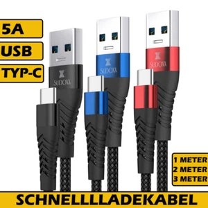 Schnell Ladekabel Datenkabel USB Kabel für Samsung S25 S24 A55 S23 S22 S21 Ultra - Bild 1 von 14