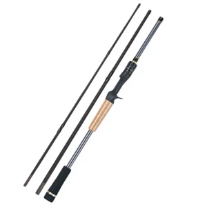 YUMINBU Canna da Pesca da Viaggio 6'6'' 5-15lb Casting Azione Rapida 4Sezioni - Foto 1 di 6