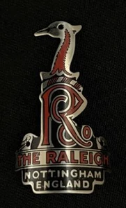 RALEIGH CHOPPER GRIFTER NOTTINGHAM HEAD TUBE BICYCLE FRAME EMBLEM PLATE BADGE - Picture 1 of 7