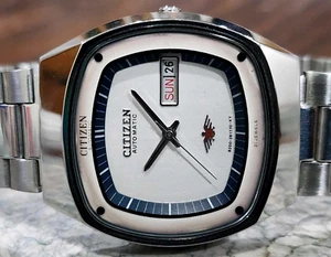 Mint Vintage Automatic Citizen Watch Automatic GENTS TV Case 71-2213 8200 Eagle. - Picture 1 of 7