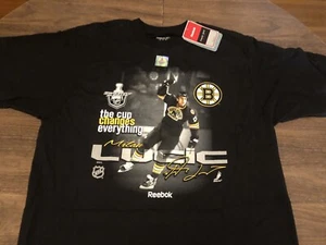 Camiseta mediana Milan Licic Boston Bruins 2009 NHL Playoffs NUEVA con etiquetas - Imagen 1 de 8