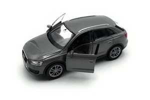 Modellauto Audi Q3 SUV 1:34-39 Grau Miniatur Fahrzeug - Bild 1 von 4