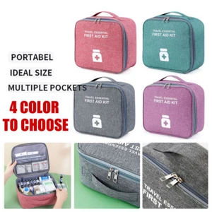 Mini Portable Medicine Storage Bag Travel First Aid Kit Emergency Survival Bag - Picture 1 of 12