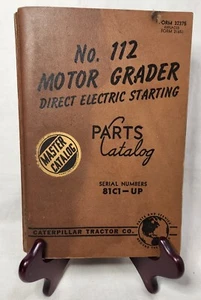 CAT Caterpillar No. 112 Motor Grader Direct Electric Starting Parts Catalog 81C1 - Picture 1 of 20