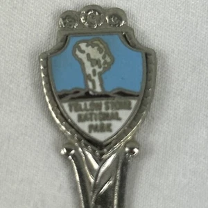 "Cuchara de recuerdo del Parque Nacional de piedra amarilla 3,5"" tono plata" - Imagen 1 de 3