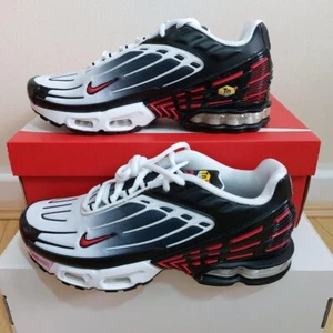 New Nike Air Max Plus III Tn Men's Black & Red UK SIZE 13 EU 48.5 - Picture 1 of 8