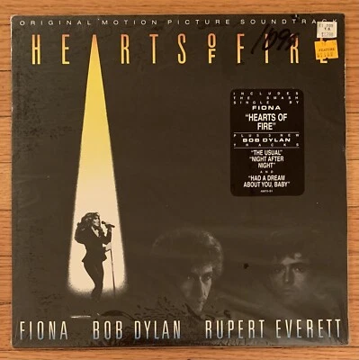 Bob Dylan Hearts Of Fire Soundtrack original sealed 1987 1st press vinyl LP hype - Image 1 of 4