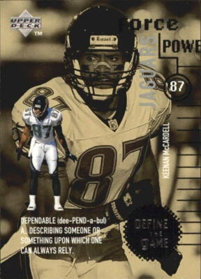 1998 Upper Deck Define the Game #DG30 Keenan McCardell - NM-MT - Image 1 of 2