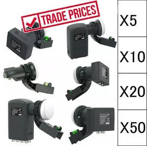 LNB para antena parabólica individual doble cuádruple octo banda ancha híbrida MK4 Sky HD Freesat - Imagen 1 de 53