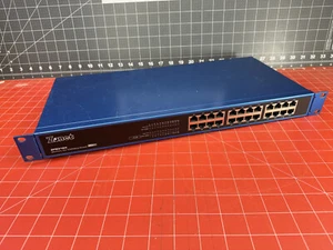 Zonet ZFS3124 24-Port 10/100 Mbps Ethernet Switch Auto MDIX no cord - Picture 1 of 9