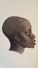 1855 ANTIQUE COLOURED LITHOGRAPH - A GALLA BOY NINE YEARS  - PRICHARD'S HISTORY